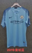 Retro Manchester City Home 1:1 Quality Soccer Jersey 2019