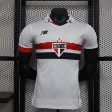 Sao Paulo home Player 1:1 Quality Soccer Jersey 24-25