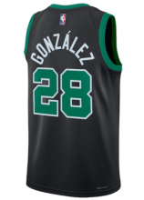 Boston Celtics Black  #28  GUNZALEZ  1:1 Quality NBA Season Jerseys 2026