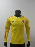 Colombia Home Long  Player 1:1 Quality Soccer Jersey 26-27（2026）