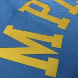 Los Angeles Lakers  Round Neck  MPLS  Blue #0 YOUNG 1:1 Quality NBA Season Jerseys