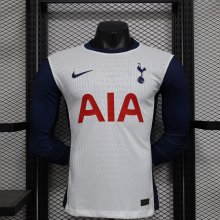 Tottenham home Long Sleeve Player 1:1 Quality Soccer Jersey    24-25