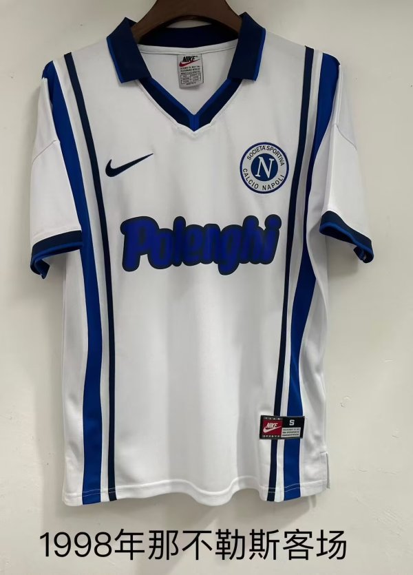 Retro Napoli Away 1:1 Quality Soccer Jersey 1998