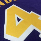 Los Angeles Lakers  75 year Pruple #4 RONDO 1:1 Quality NBA Season Jerseys