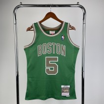 Retro SW  Boston Celtics Green #5 GARNETT 1:1 Quality NBA Jerseys  2007-2008