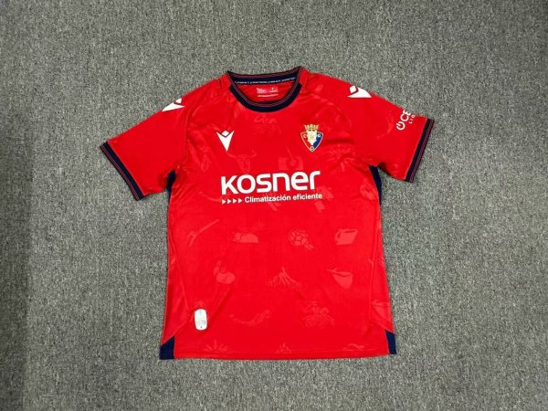CA Osasuna Home  Fans  1:1 Quality Soccer Jersey   24-25