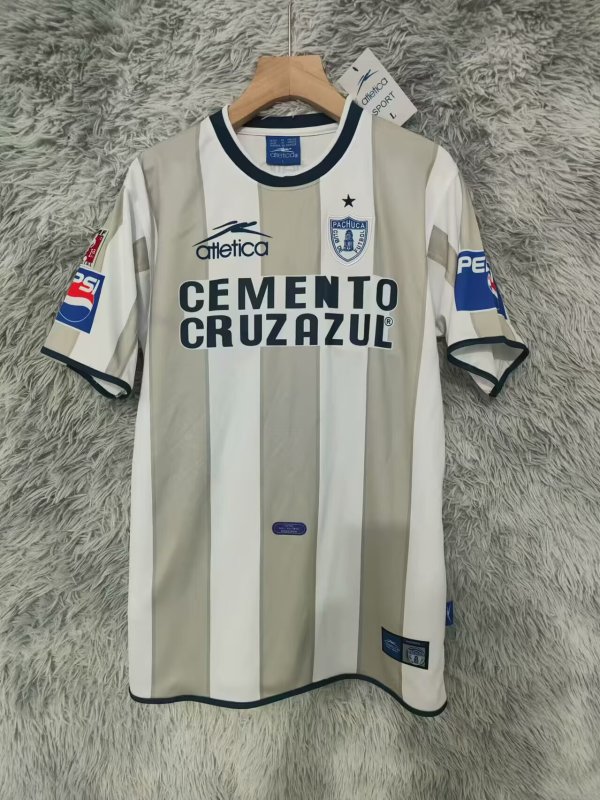 Retro  Pachuca Away Fans 1:1 Quality Soccer Jersey  2001