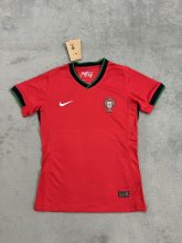 Portugal  home Women Fans  1:1 Quality Soccer Jersey   24-25