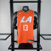 Los Angeles Clippers  Orange City Edition #13 GEORGE 1:1 Quality NBA  Season Jerseys 2026