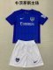 Portsmouth home  kids  1:1 Quality Soccer Jersey   24-25