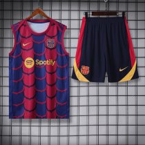 Barcelona Training   Vest set 1:1 Quality Soccer Jersey    24-25