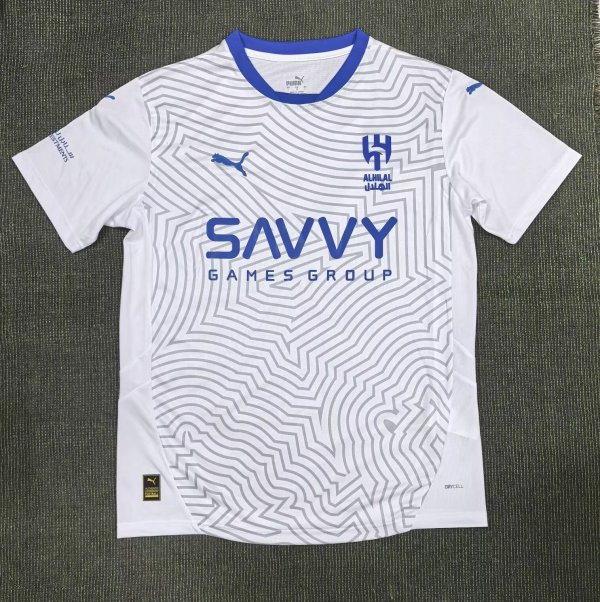 Al Hilal SFC Away  Fans 1:1 Quality Soccer Jersey    24-25