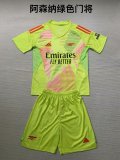 Arsenal goalkeeper Kids 1:1 Quality Soccer Jersey  24-25