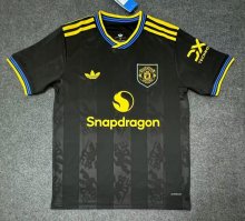 Manchester United  third Away fans  black 1:1 Quality Soccer Jersey   25-26
