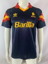 Retro Roma away  1:1 Quality Soccer Jersey  1991-1992