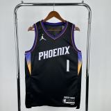 Phoenix Suns  Black #1 ROOKER 1:1 Quality NBA  Season Jerseys 2026