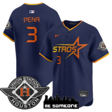 MLB HOUSTON ASTROS City  dark blue baseball  Jerseys  2025