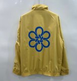 Real Madrid  Two-sided Blue Golden Windbreaker 25-26