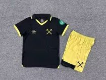 West Ham Third  Away kids  1:1 Quality Soccer Jersey  25-26