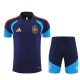 spain Training  Fans Kits Dark Blue (Kids And Man ) 1:1 Quality Soccer Jersey 26-27 (2026)