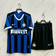 Retro Inter Milan  Kits Suit Home Fans 1:1 Quality Soccer Jersey   2019-2020