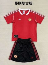 Retro Manchester United T-shirt  Special Edition Fans 1:1 Quality Soccer Jersey    25-26