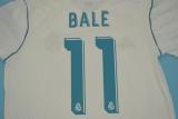 Retro Real Madrid Home Player  1:1 Quality Soccer Jersey  2017-2018