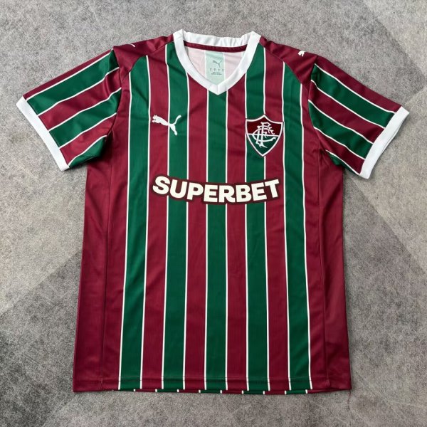 Fluminense  Home Fans   1:1 Quality Soccer Jersey 26-27