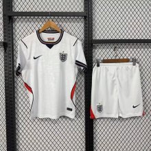 England  Home Fans With Pants Sets  1:1 Quality Soccer Jersey   26-27 (2026)
