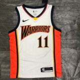 Golden State Warriors  V-neck White #11 THOMPSON  1:1 Quality NBA Season Jerseys 2009-2010