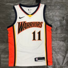 Golden State Warriors  V-neck White #11 THOMPSON  1:1 Quality NBA Season Jerseys 2009-2010