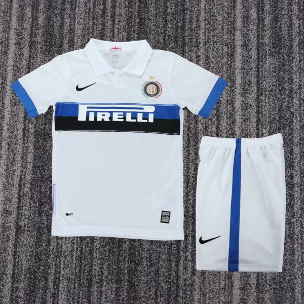 Retro Inter Milan  away Kids 1:1 Quality Soccer Jersey  2009-2010
