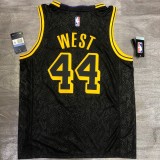 Los Angeles Lakers Black Mamba Great Snake Edition #44  WEST 1:1 Quality NBA Season Jerseys