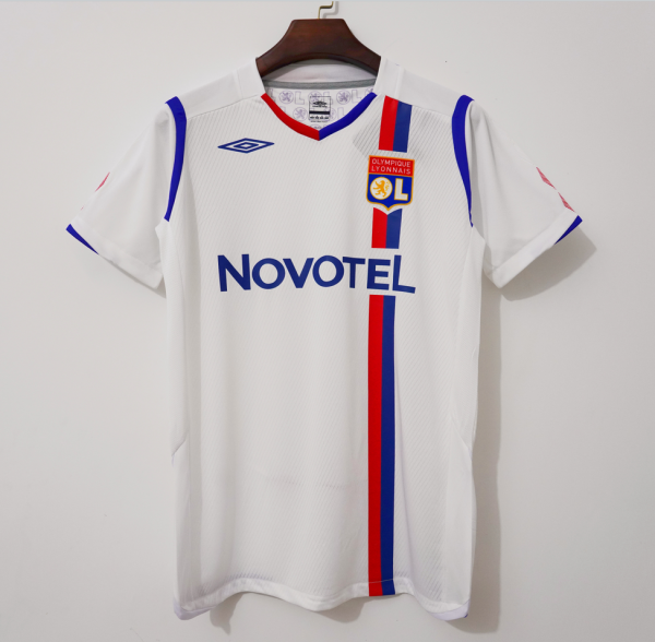 Retro Lyon Home Fans 1:1 Quality Soccer Jersey   2008-2009