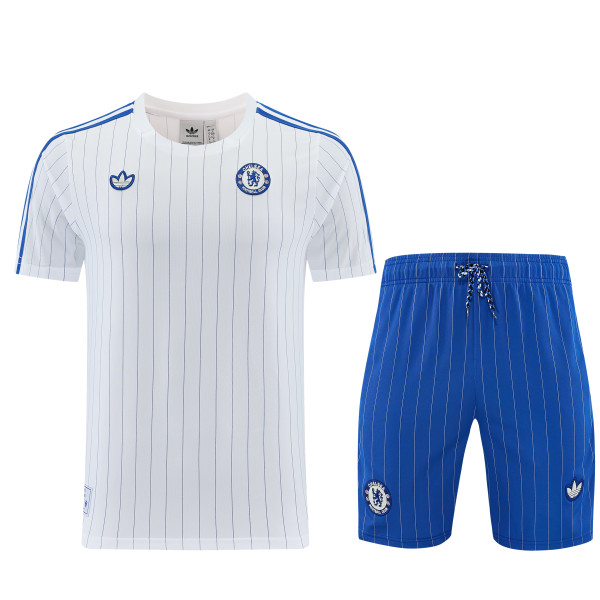 Chelsea T-shirt  White 1:1 Quality Soccer Jersey  25-26