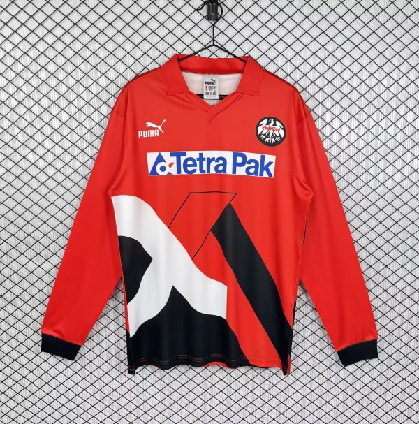 Retro Frankfurt  Home Long Sleeve  1:1 Quality Soccer Jersey 1993-1995