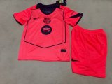 Barcelona second Away Kids 1:1 Quality Soccer Jersey  25-26