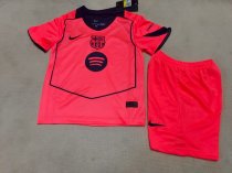 Barcelona second Away Kids 1:1 Quality Soccer Jersey  25-26