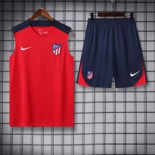 Atletico Madrid  Training clothing Vest  set   1:1 Quality Soccer Jersey   24-25