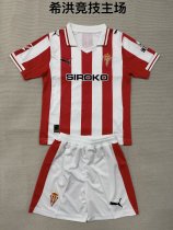 Sporting Gijon Home Fans  (Kids and Man)  1:1 Quality Soccer Jersey  25-26