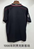 Retro Ajax away 1:1 Quality Soccer Jersey  1998