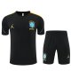 Brazil Training  Fans Kits Black (Kids And Man 16-2XL) 1:1 Quality Soccer Jersey 26-27 (2026)