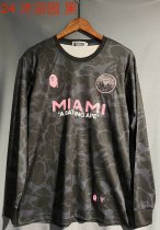 Inter Miami Long sleeve Special edition black  Fans  1:1 Quality Soccer Jersey   24-25