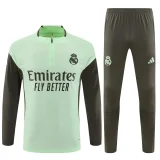 Real Madrid  Player Training  Tracksuit Green (Kids And Man )  1:1  25-26