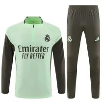 Real Madrid  Player Training  Tracksuit Green (Kids And Man )  1:1  25-26