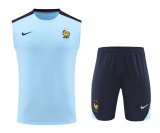 France Training clothing Vest  set  1:1 Quality Soccer Jersey    24-25