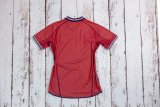 Retro England away two-sided 1:1 Quality Soccer Jersey  2002