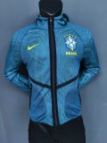 Brazil Windbreaker Blue 1:1 Quality Soccer Jersey  26-27 （2026）