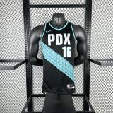 Portland Trail Blazers City Edition Black  #16  YANG NBA Jerseys 2026