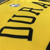 Golden State Warriors Yellow V-Neck Reward Edition #35 DURANT 1:1 Quality NBA Season Jerseys  2018